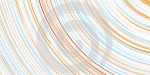 Blue orange awesome colorful rounding pattern. Abstract school education design. Cool sun shining creative. Colored curves