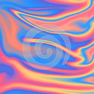 blue and orange holographic fantasy color real texture rainbow foil abstract