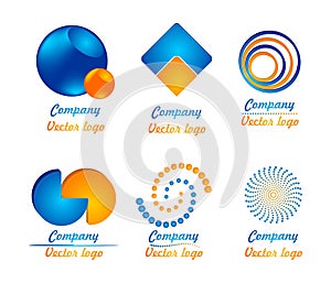 Blue -Orange mix logo