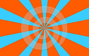 Blue orange rays background image