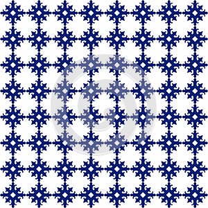 Blue Geometric Pattern Texture