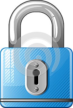Blue Padlock icon