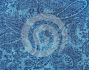 blue paisley pattern