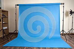 Blue paper background