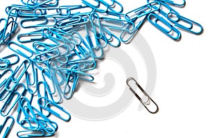 Blue paper clip