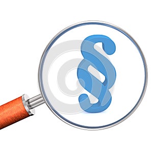 Blue Paragraph Loupe