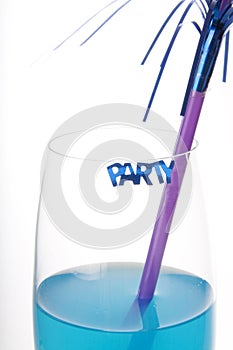 Blue party drink
