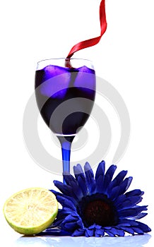 Blue party drink