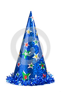 Blue party hat