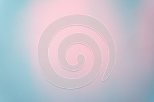 Blue Pastel Background Paper or Concrete Texture Pattern Soft Focus Photo With Pink Pastel In The Middle, Abstract Art Background