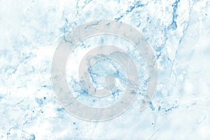 Blue pastel marble texture background in natural patterns with high resolution detailed structure bright and luxurious.