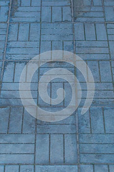 Blue Paving Slabs Floor Surface Street Texture City Background Tile Mosaic Urban Stone Pavement