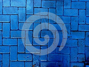 blue paving stone texture background