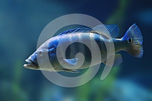 Blue Peacock Bass - Freshwater Fish photo
