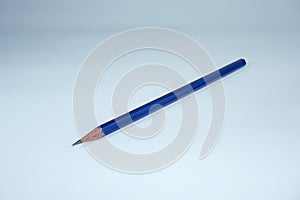 Blue pencil sharpened.
