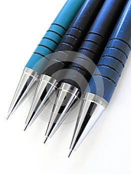 Blue pencils