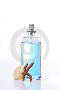 Blue Perfume Bottle