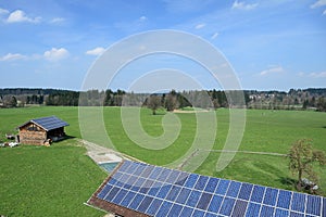 Blue photo-voltaic cells