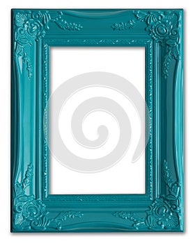 Blue picture frame