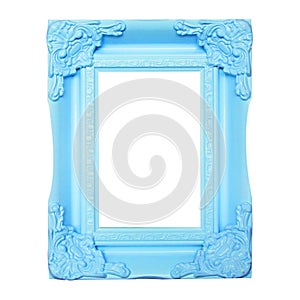 Blue picture frames