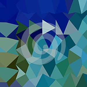 Blue Pigment Abstract Low Polygon Background