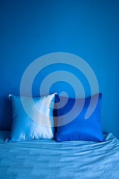 Blue pillow