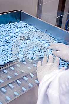 Azul pastillas 