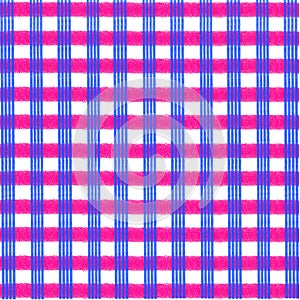 Blue and pink across line design pattern