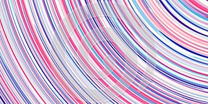 Blue pink color arc bow surface. Amazing multicolor arch backdrop. Awesome colorful rounding pattern. Abstract school education