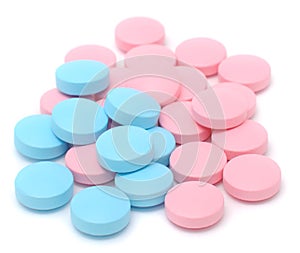 Blue and Pink Pills