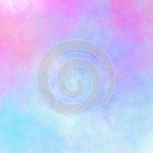 Blue, pink and purple abstract background, illustration. Colorful Universe, space or clouds, artistic backdrop