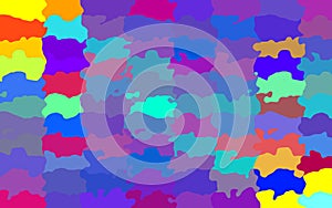 Blue pink purple red blue vivid lights forms, shapes abstract design, energy pattern