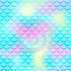 Blue pink yellow mermaid skin background. Winter iridescent background.