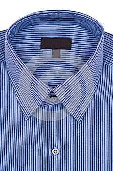 Blue Pinstriped Dress Shirt