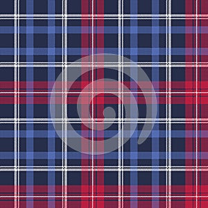 Blue pixel texture plaid seamless pattern