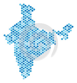 Blue Dot India Map