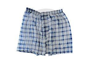 Blue Plaid Boxers