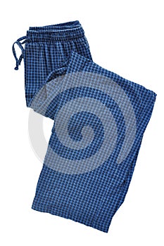 Blue Plaid Pajama Pants