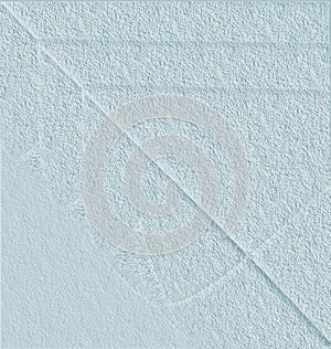 Blue plain background with a fleecy texture and lines. Blue, fleecy, plain background. Shaggy, with lines, same color background.