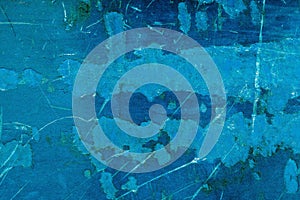 Blue plastic background