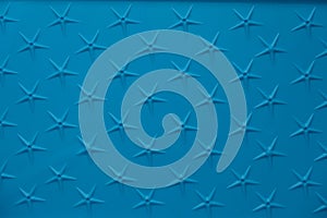 blue plastic background with stars