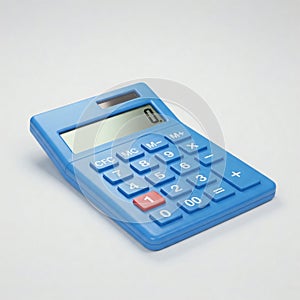 Calculator on a white background. 3d render illustration.