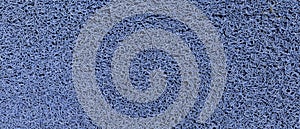 Blue plastic doormat texture and background seamless