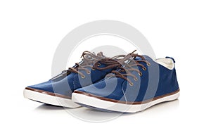 Blue plimsolls