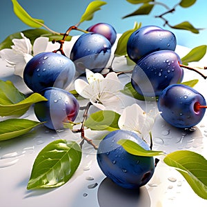 Blue Plums