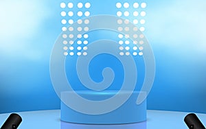 Spotlight in the studio room