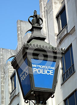 Blue Police Lamp