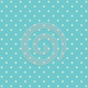 Blue polka dot background pattern