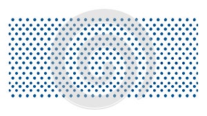 Blue Polka Dot Pattern Background, Seamless Abstract Texture - vector design Generative AI