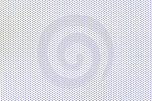 Blue polka dots on white background